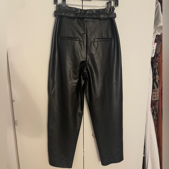 NWT Veronica Beard Vegan Leather Pants - Picture 7 of 9